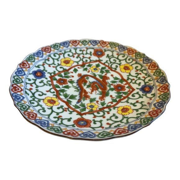 Late 20th Century OMC Japan Chinoiserie Plate - Picture 1 of 7